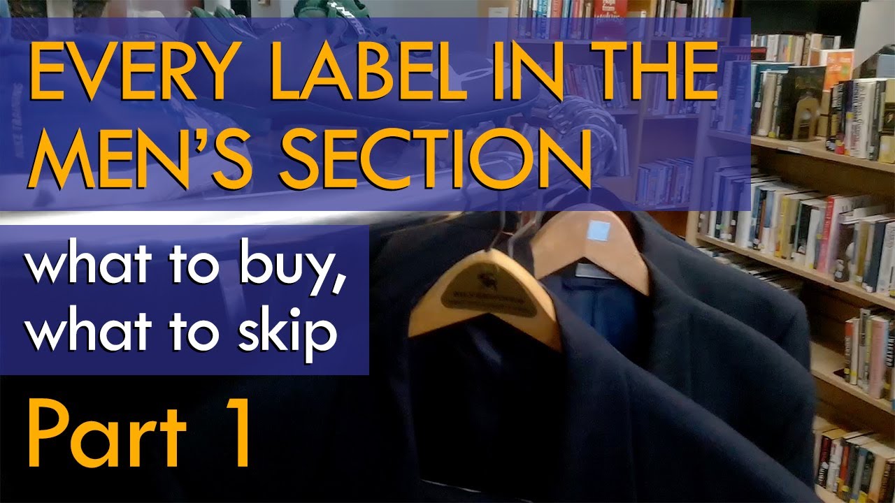 Men's Clothing Brands That Sell On Ebay, and Don't [Thrift As Me POV]