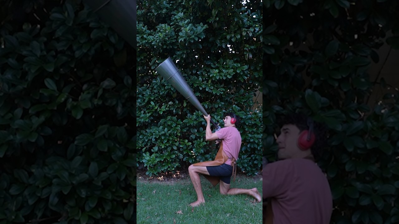 Handheld vortex cannon