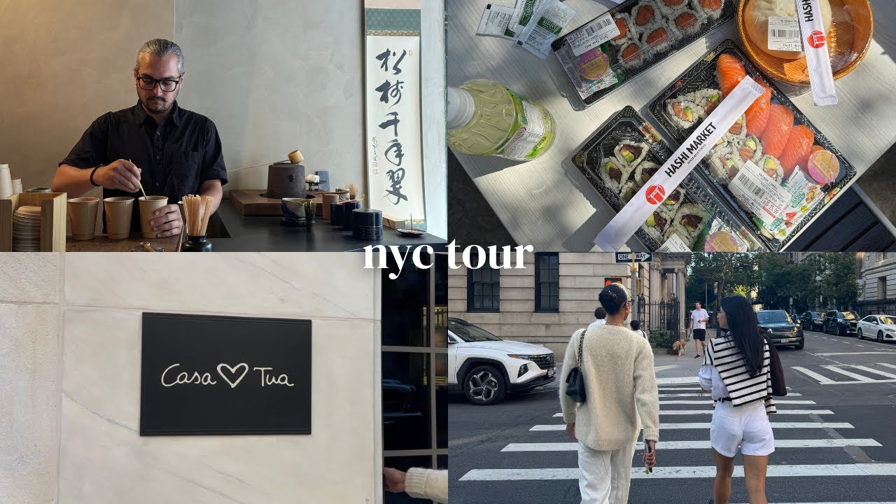 NYC Tour Guide | My Fav Spots including Leon's Bagels, Sorate, Hashi Market & more!
