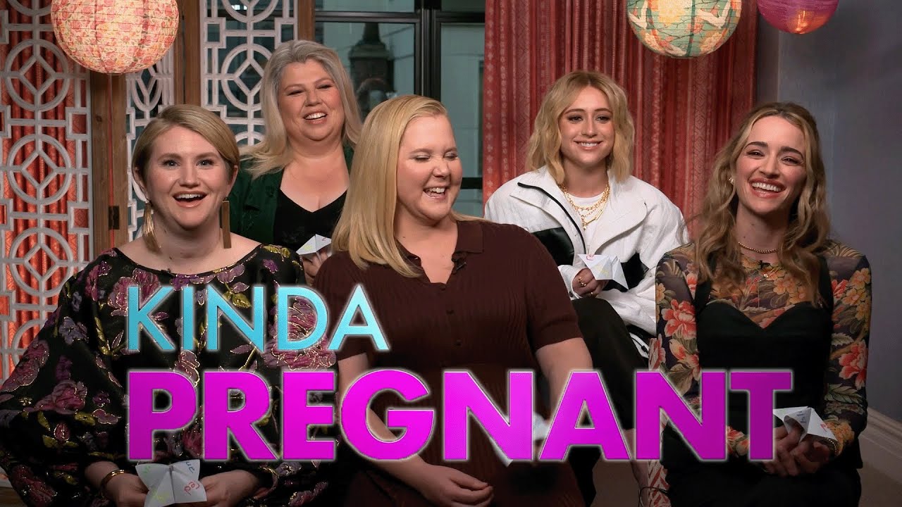 Amy Schumer and the 'Kinda Pregnant' Cast Allow a Paper Magic 8 Ball to Interview Them