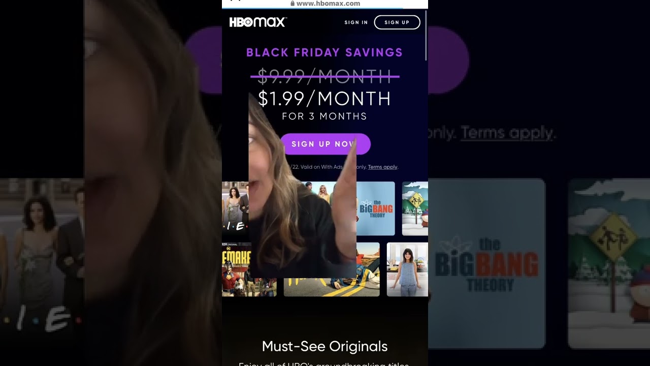 HBO MAX $1.99 a month! Ultimate subscription service for 80% off!!