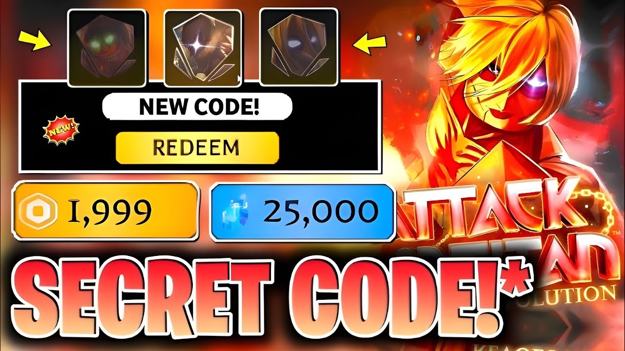⚠️ACTIVE!💥[CODE]⚠️ ATTACK ON TITAN REVOLUTION ROBLOX CODES 2025 - ATTACK ON TITAN REVOLUTION CODES