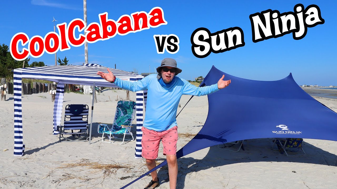 Beach Shade Showdown: Sun Ninja vs. CoolCabanas