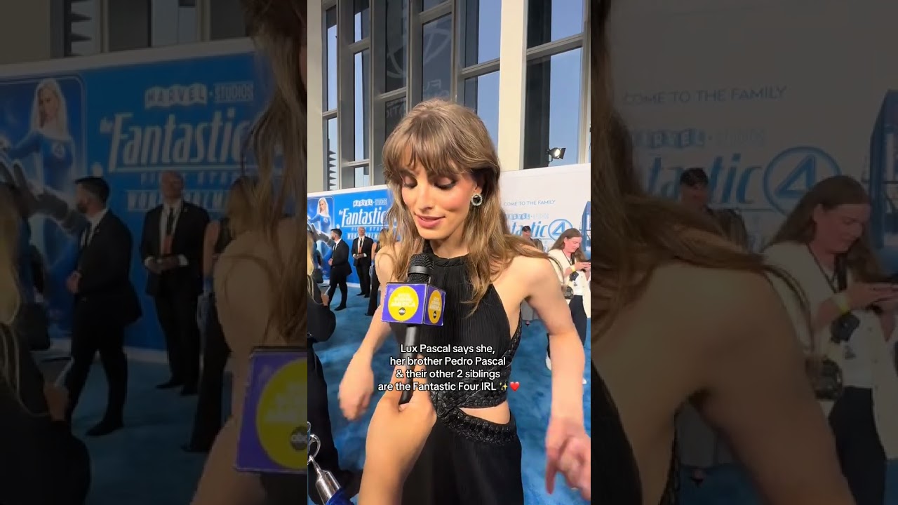 Lux Pascal says her brother Pedro Pascal, other siblings are real "Fantastic Four" | GMA