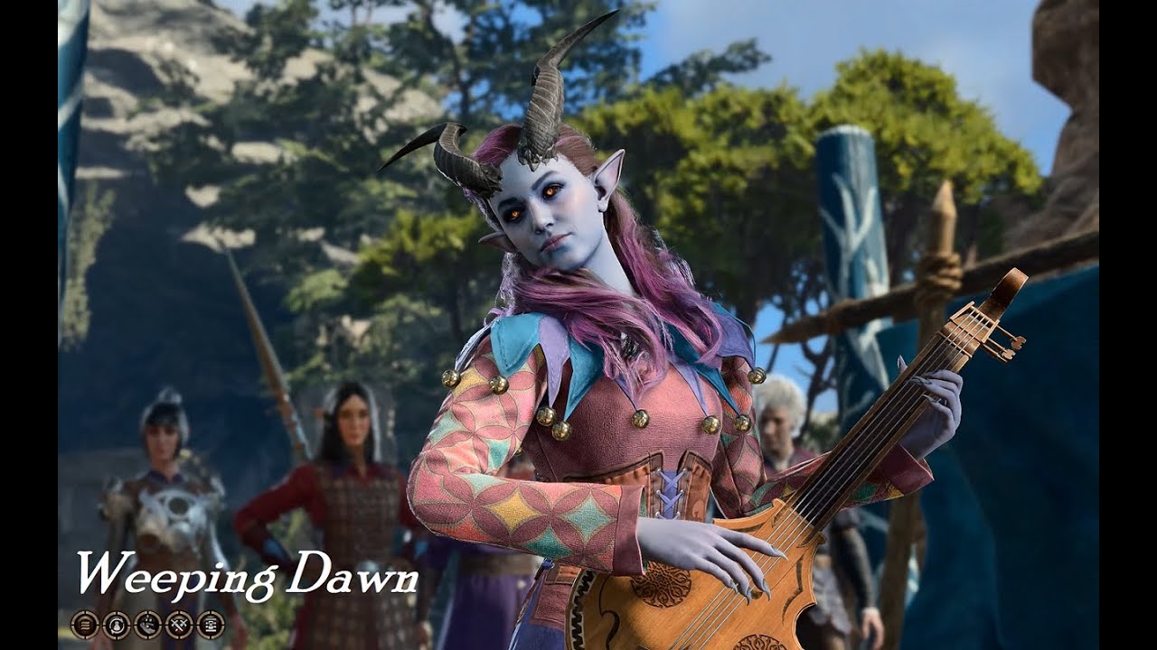 Weeping Dawn - Baldur's Gate III In Game Song Cinematic