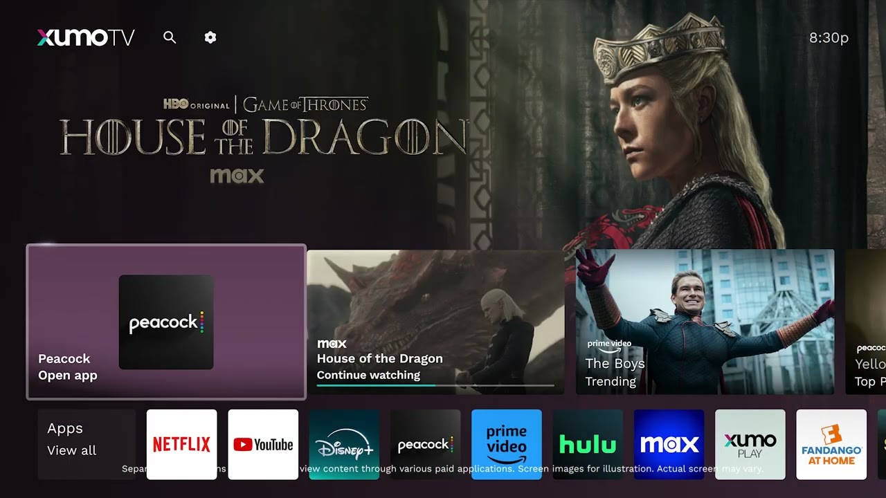 Meet your new Xumo TV home screen