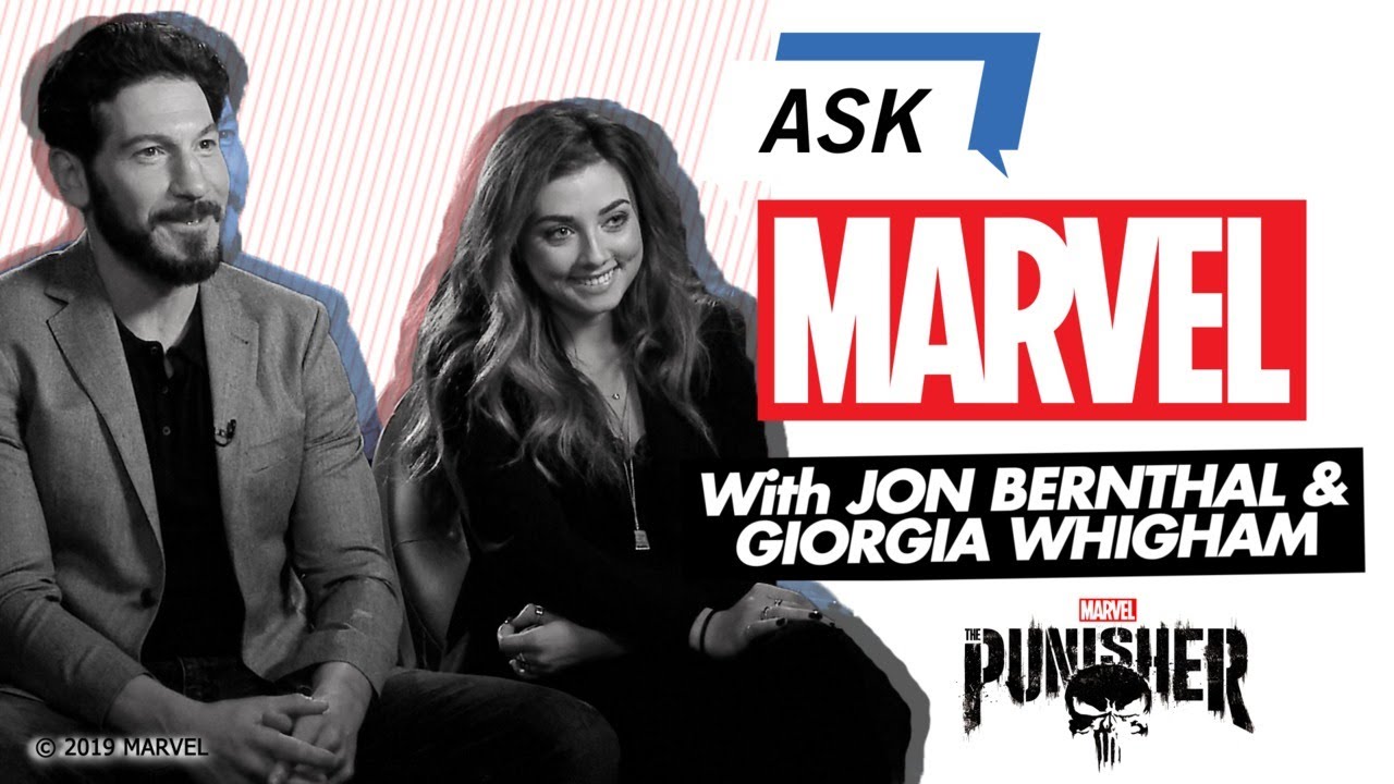 The Punisher's Jon Bernthal & Giorgia Whigham  | Ask Marvel