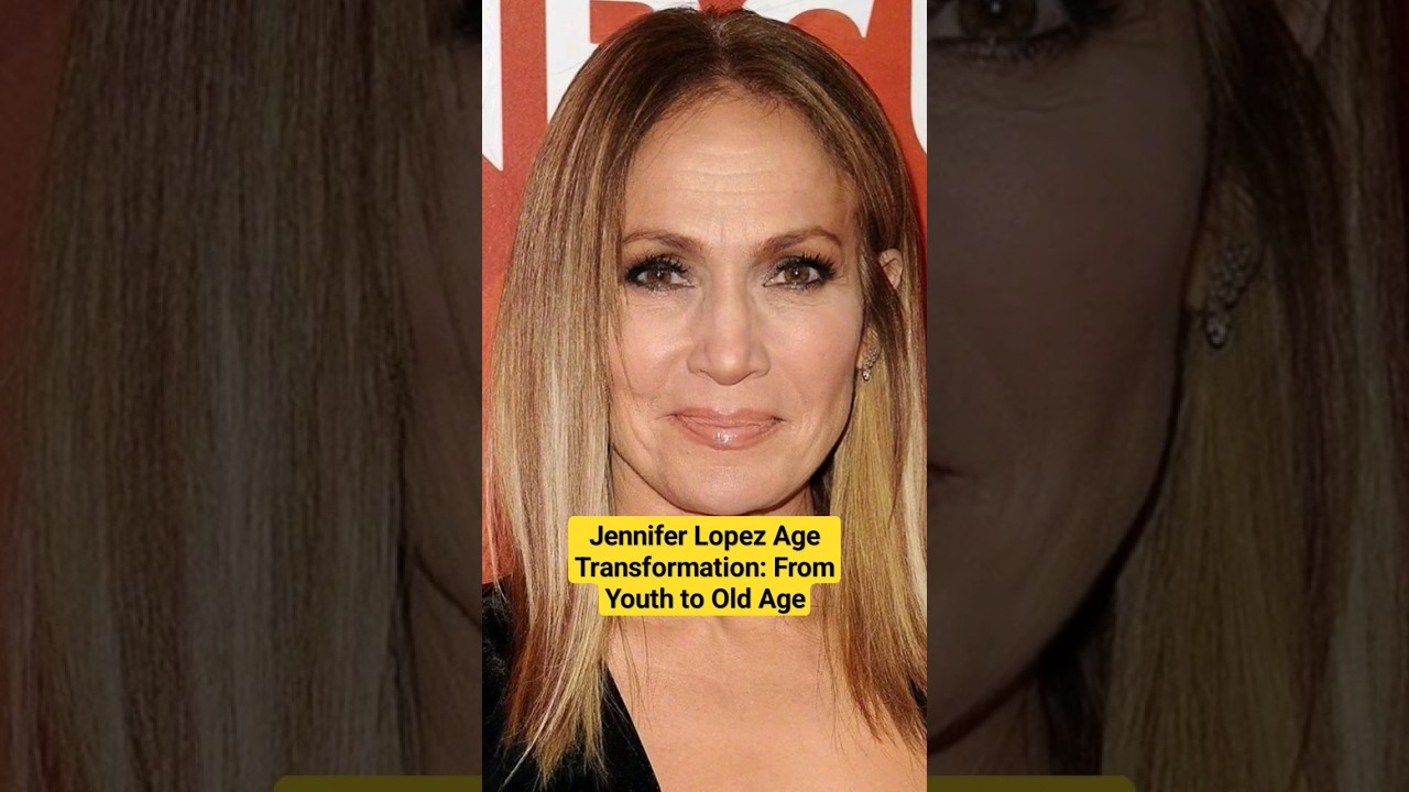 Jennifer Lopez Age Transformation: From Youth to Old Age #shorts