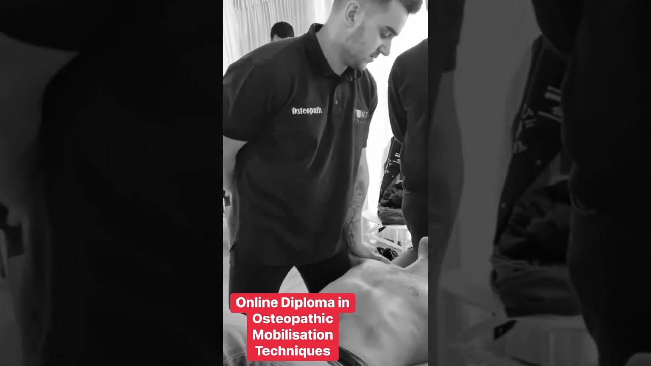 Online diploma in osteopathic mobilisation #osteopatia #physicaltherapy #manipolazione