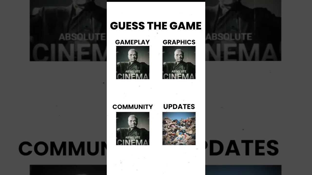 Guess The Game Absolute Cinema Edit #shorts #shortsvideo