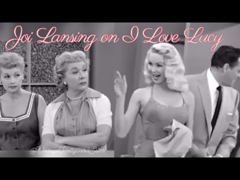 Joi Lansing on I Love Lucy - Season 6 Episode, “Desert Island” - (1956)