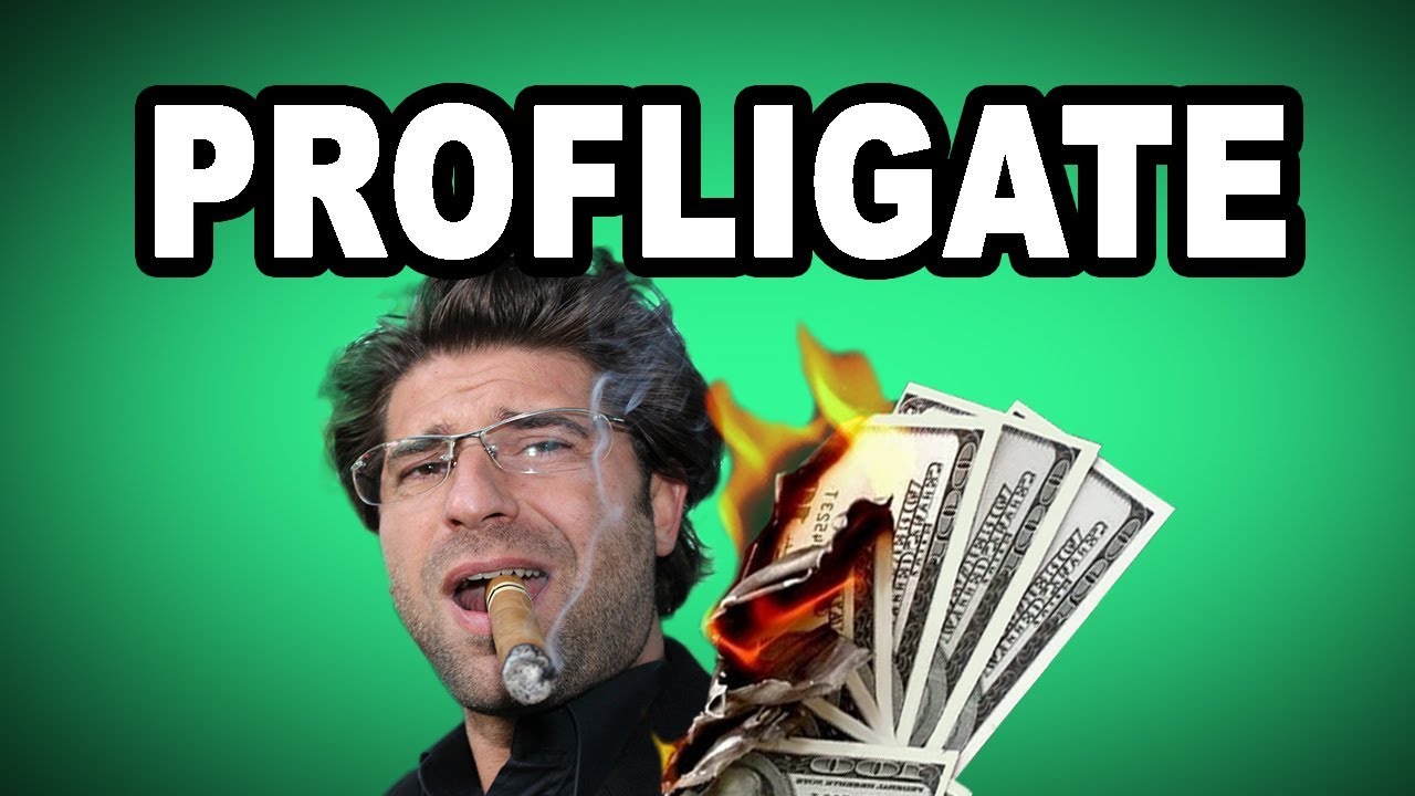💸 Learn English Words - PROFLIGATE - Meaning, Vocabulary with Pictures and Examples