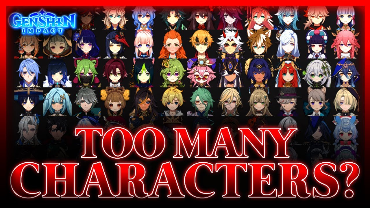 Does Genshin Impact Have Too Many Characters?