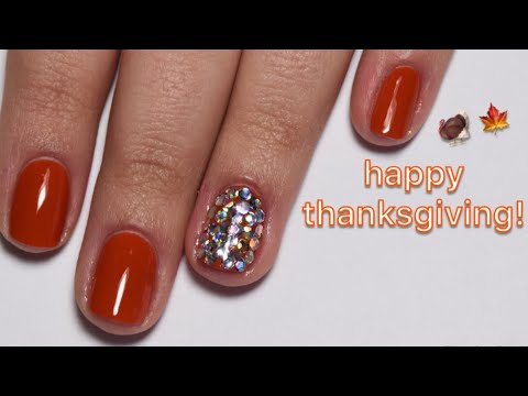 thanksgiving nails! 🦃
