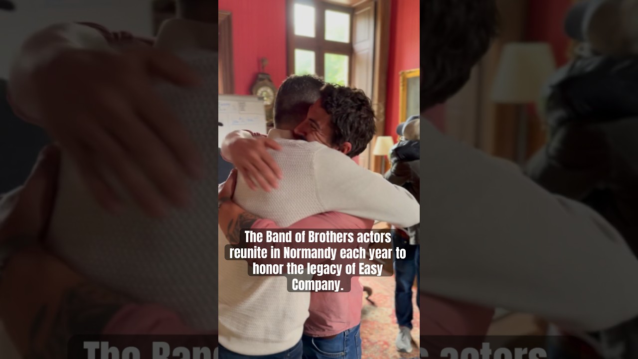 The Band of Brothers actors reunite in Normandy each year to honor the legacy of Easy Company. #dday