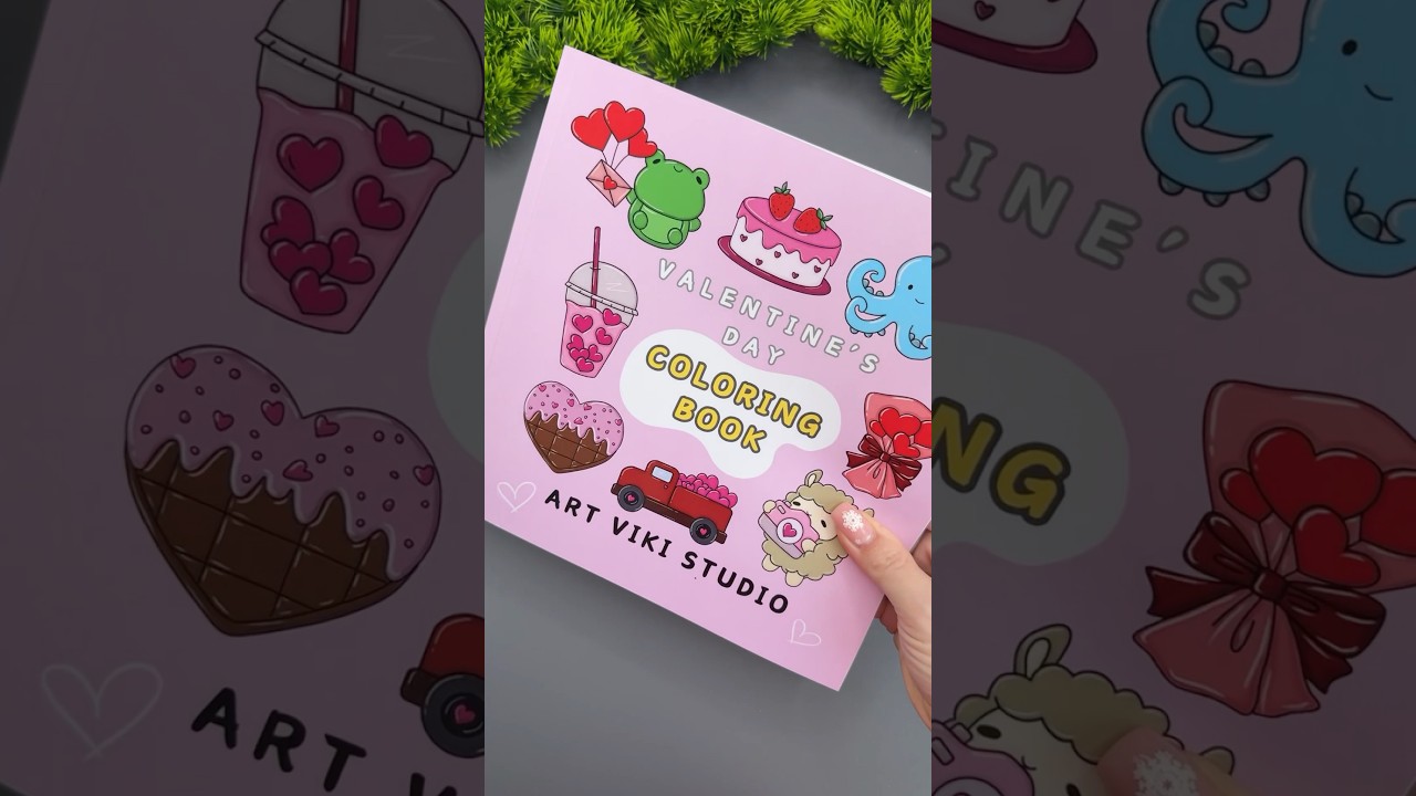 My New Valentine’s Day 💕 Coloring Book now available on Amazon