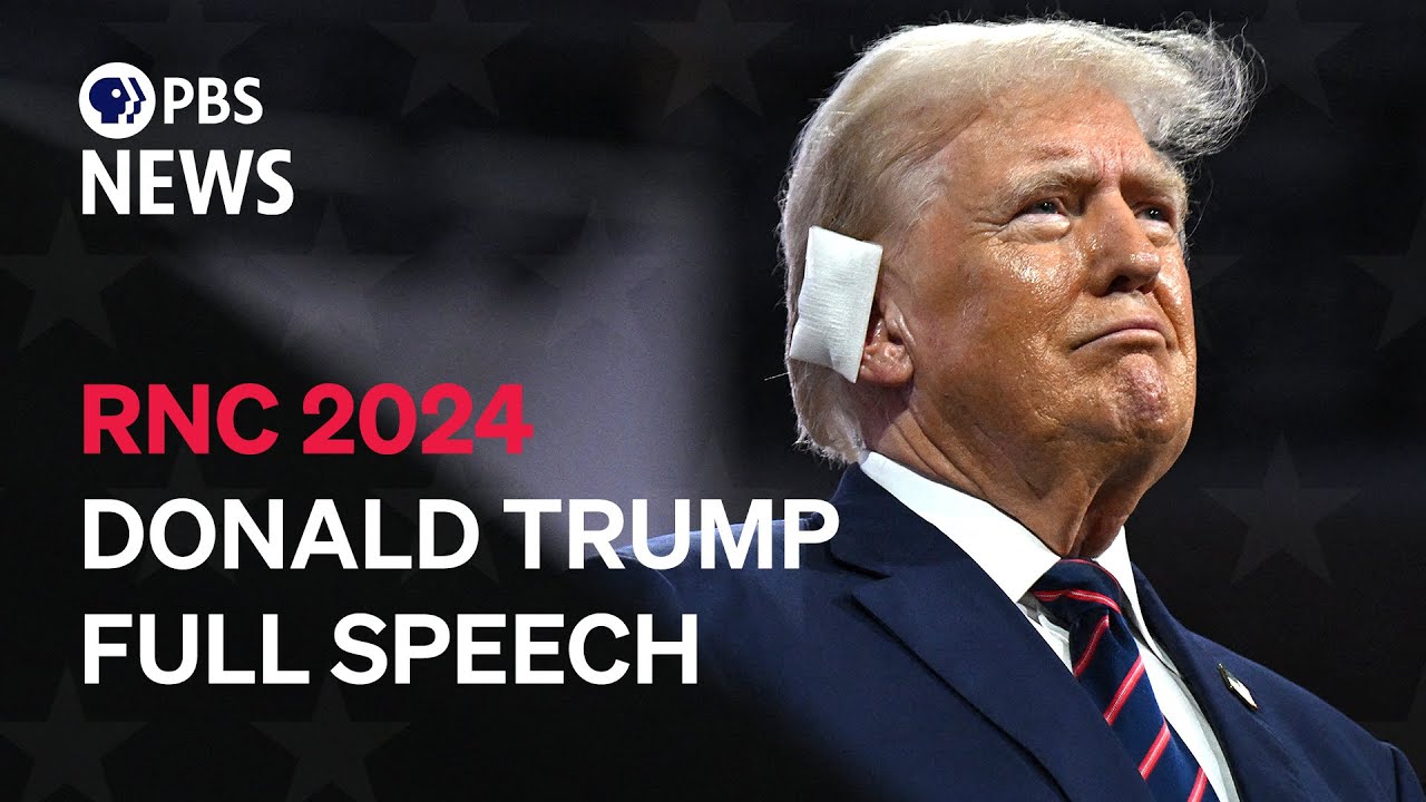 WATCH LIVE: Donald Trump's full speech at 2024 Republican National Convention | 2024 RNC Night 4