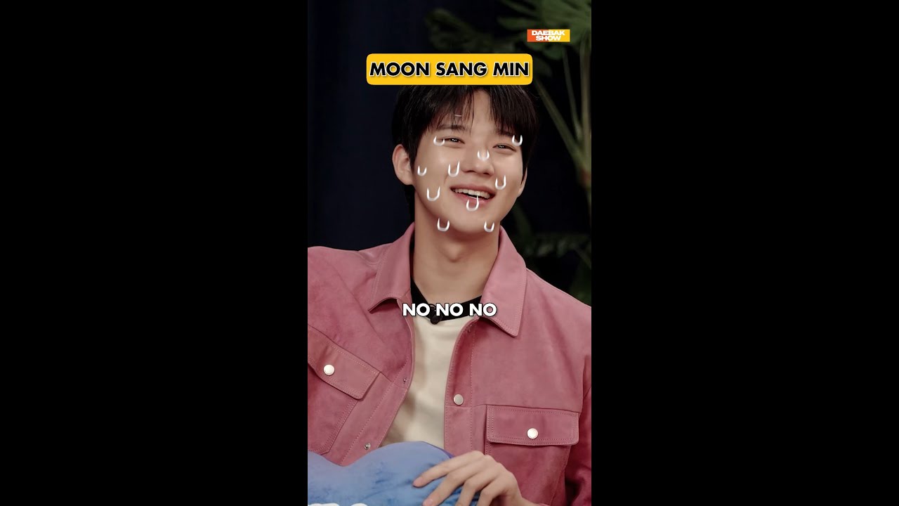 Not Moon Sang Min gassing himself up LOL