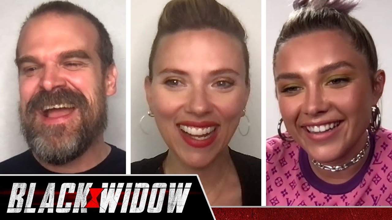 The "Black Widow" Cast Plays Who's Who