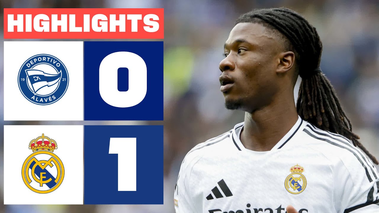 DEPORTIVO ALAVÉS 0 - 1 REAL MADRID  I RESUMEN LALIGA EA SPORTS