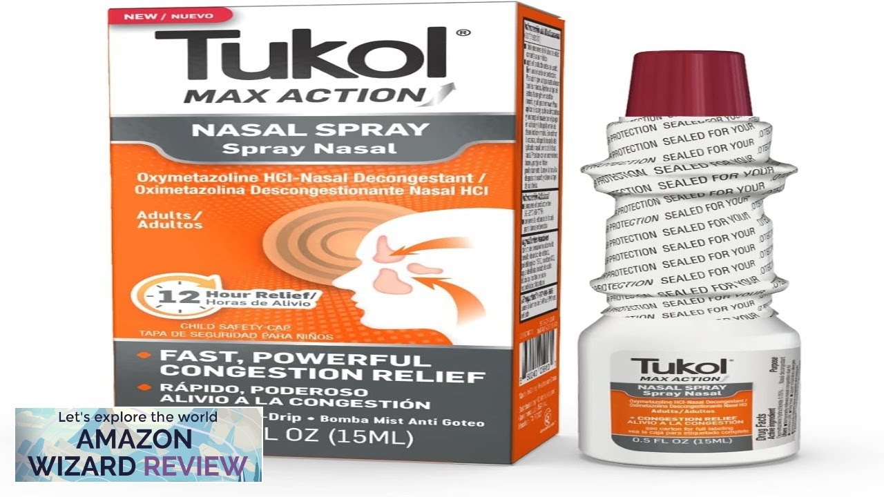 TUKOL Max Action 12-Hour Congestion Sinus & Allergy Relief Nasal Spray 0.5 Review