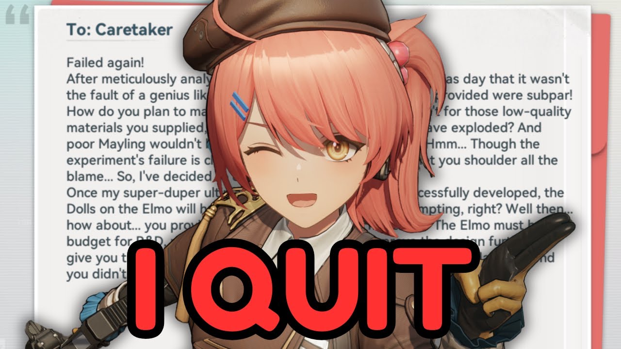 I Quit Girls' Frontline 2: Exilium