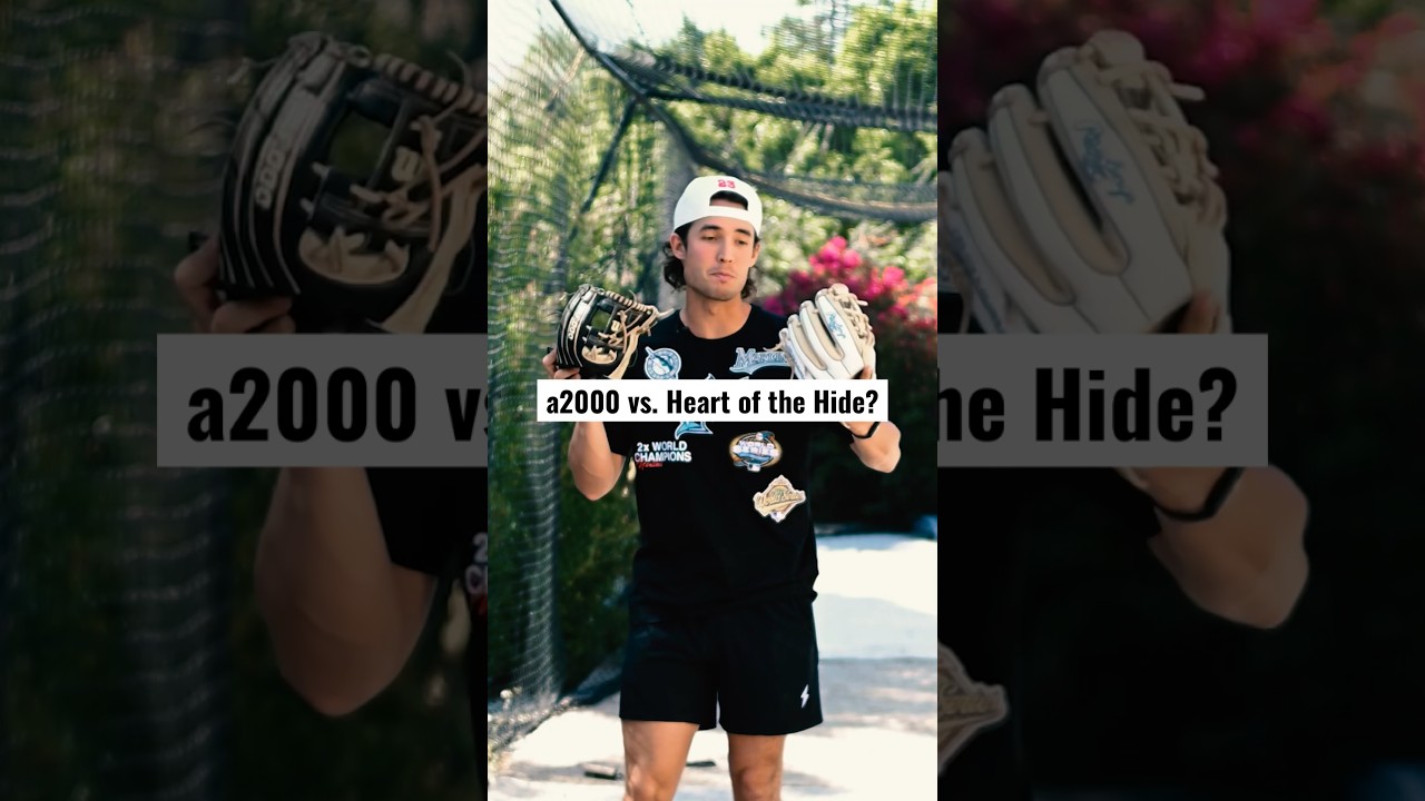Wilson a2000 vs. Rawlings Heart of the Hide? Which one you rockin? #baseball #baseballlife