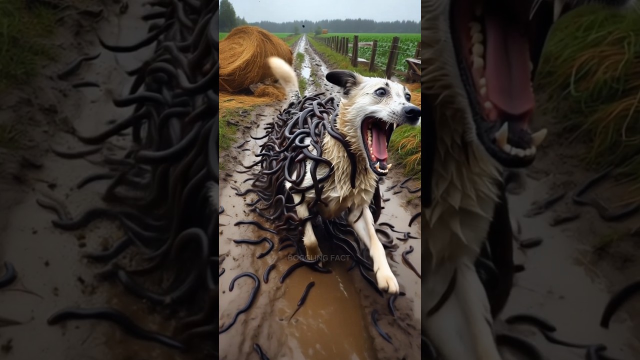 Numerous Leeches Attacked this Dog #rescueanimals #dog #shorts