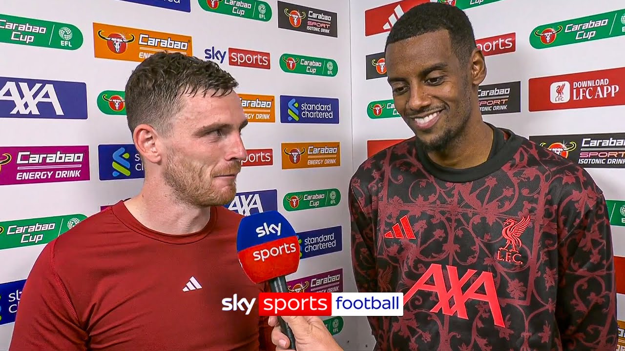 "I feel good" | Alexander Isak reacts after scoring his first Liverpool goal