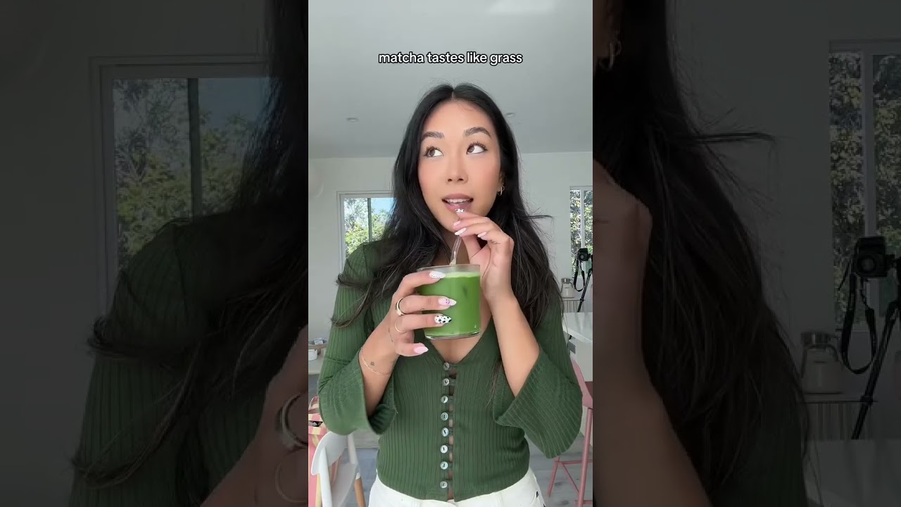 Does matcha taste like grass? 🐮