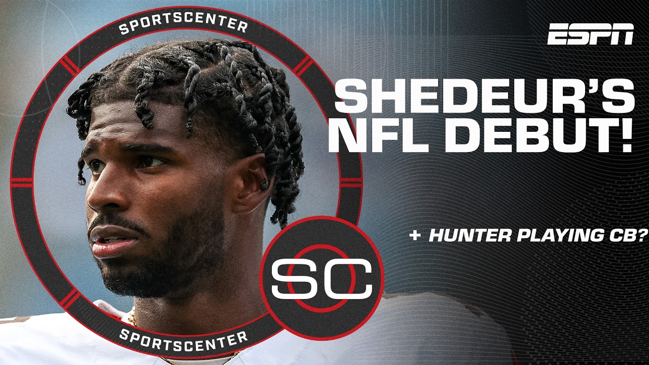 Shedeur Sanders does NOT think he 'played up to par' in his FIRST NFL start 😳 | SportsCenter