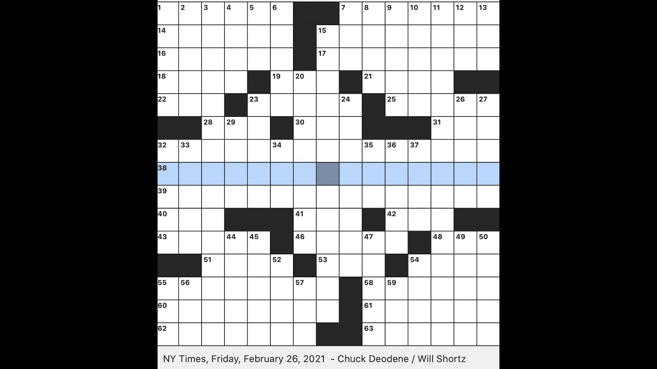 Rex Parker and Rachel Fabi solve the NYTXW (Friday, Feb. 26, 2021)