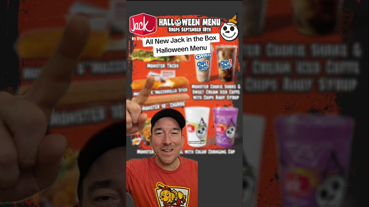 Jack in the Box Halloween Menu w/ Monster Churro, Tacos & More #fastfood #jackinthebox #foodlover