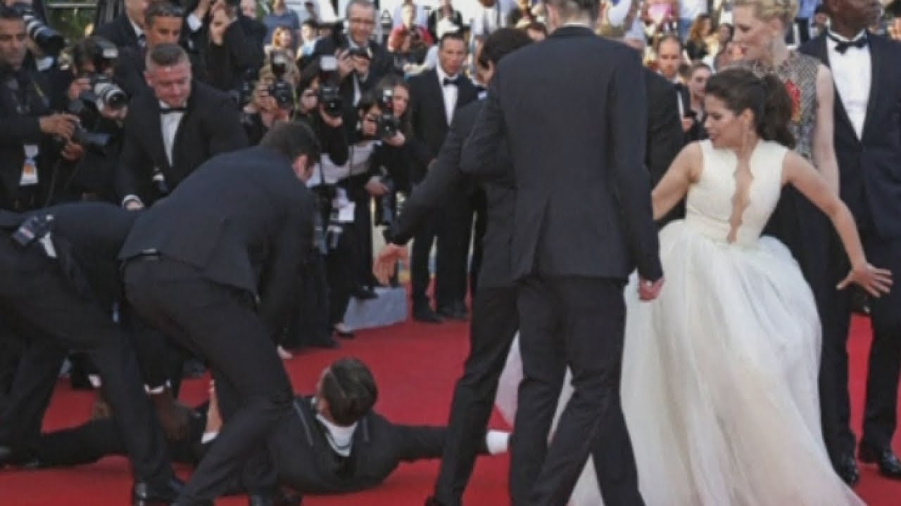 SHOCKING: America Ferrera ambushed by man who climbs under her dress at Cannes Film Festival