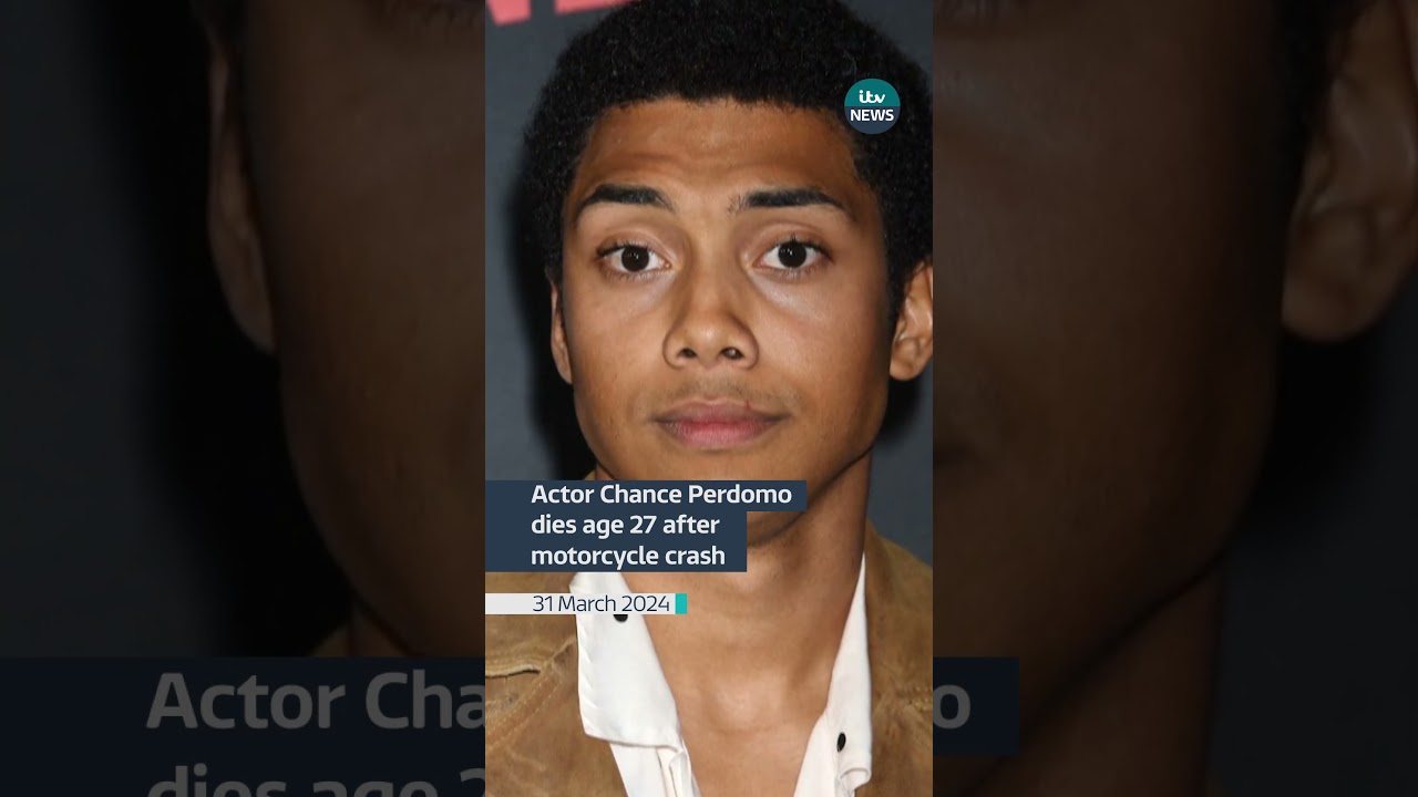 Actor Chance Perdomo dies age 27 after motorcycle crash