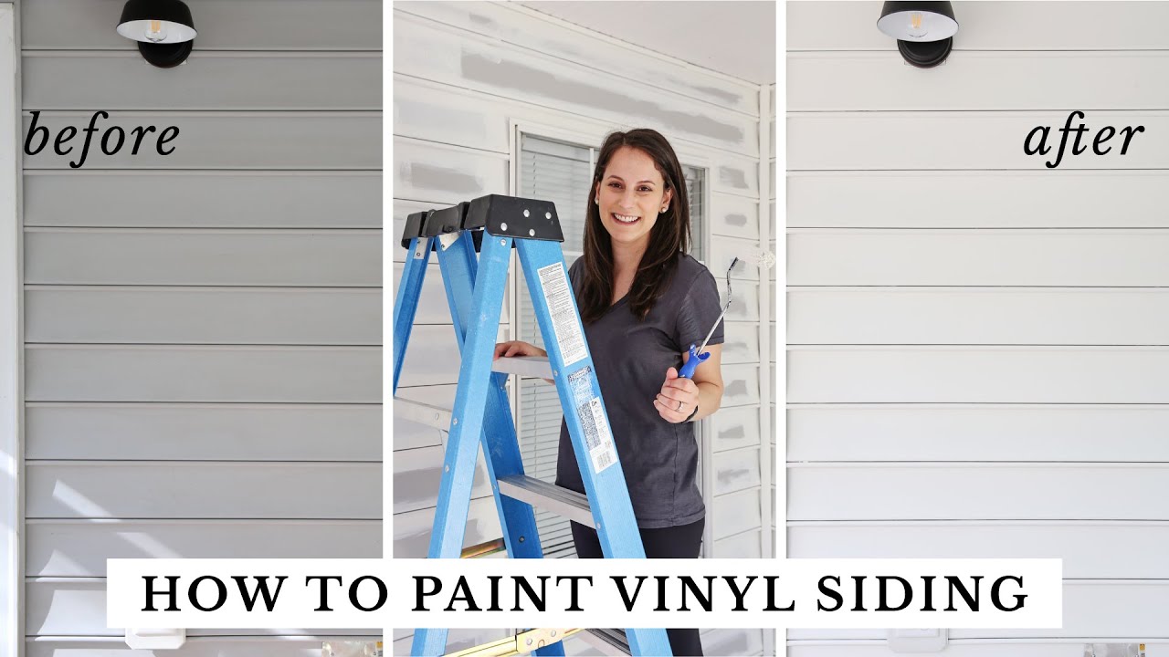 How to Paint Vinyl Siding!