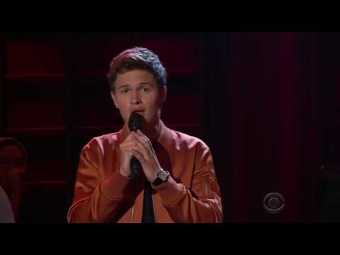 Ansel Elgort singing Easy