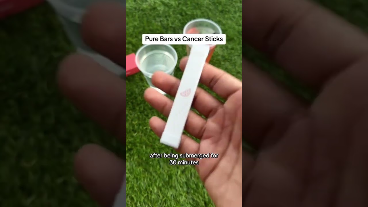 Pure bars vs cancer sticks 😈