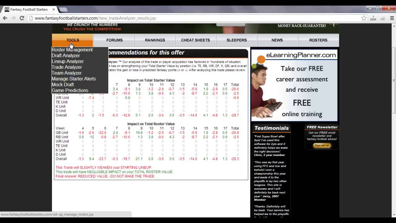 Trade Analyzer Tutorial