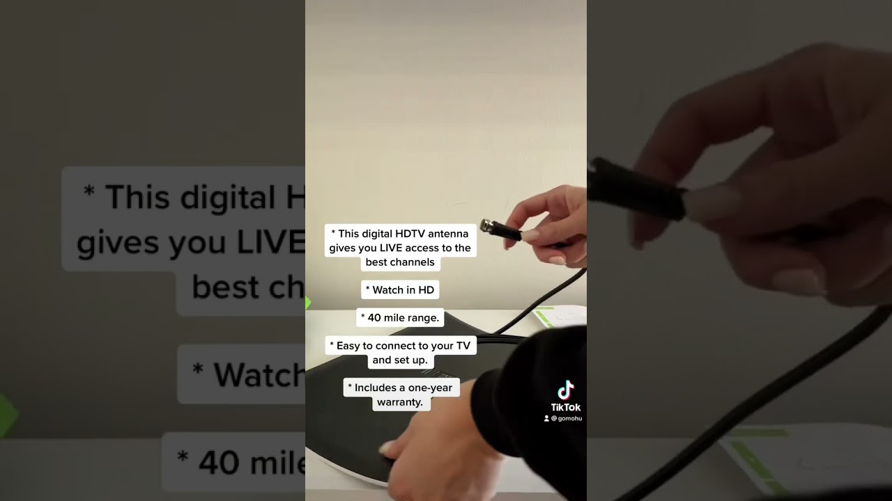 Meet the Mohu Arc Indoor HDTV Antenna today!!