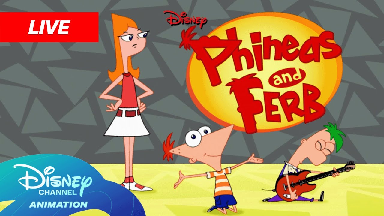 🔴 LIVE! Phineas and Ferb Season 1 Full Episodes! | @disneychannelanimation