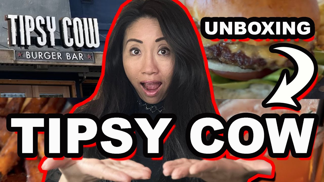 LIVING in BOTHELL WASHINGTON・TIPSY COW Burger 🍔 Bar Restaurant UNBOXING