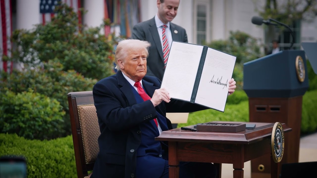 "My fellow Americans, this is Liberation Day. April 2, 2025..." –President Donald J. Trump 🇺🇸🦅