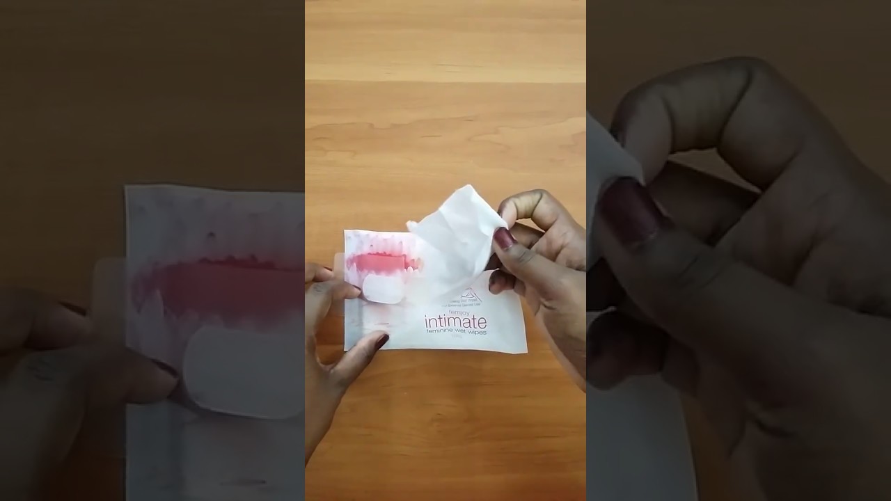 How to take a Femjoy Intimate Feminine Wipe out of the Pkt