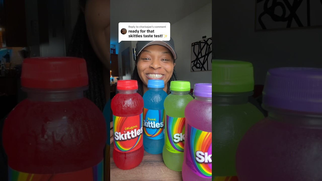 Trying Skittles Drinks #candy