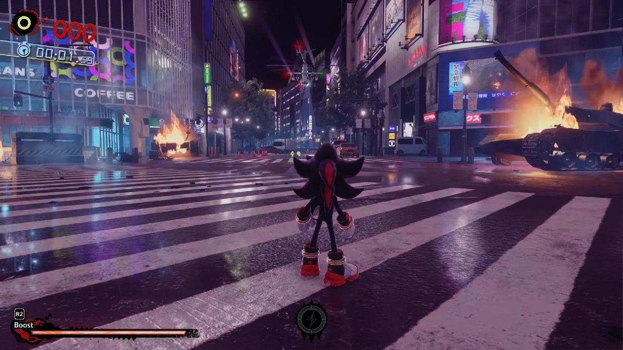 SONIC X SHADOW GENERATIONS New DLC Stage - Sonic The Movie w/Keanu Reeves as Shadow
