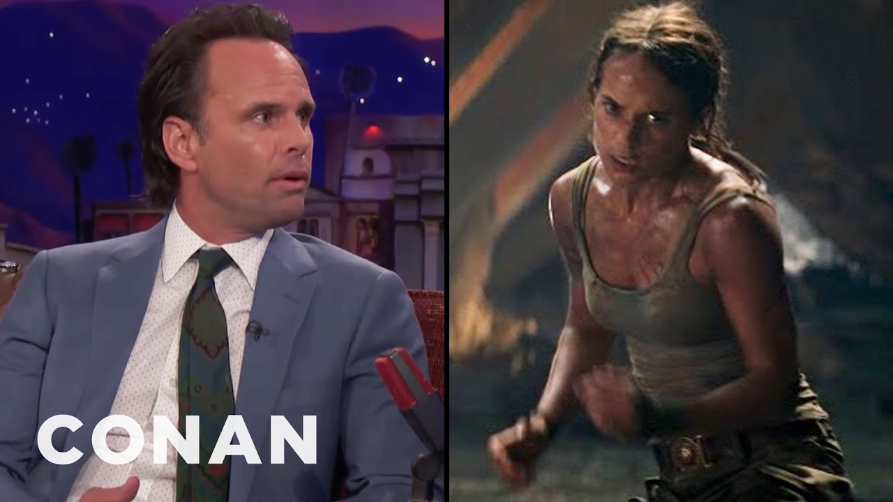 Walton Goggins Was Physically Intimidated By Alicia Vikander | CONAN on TBS