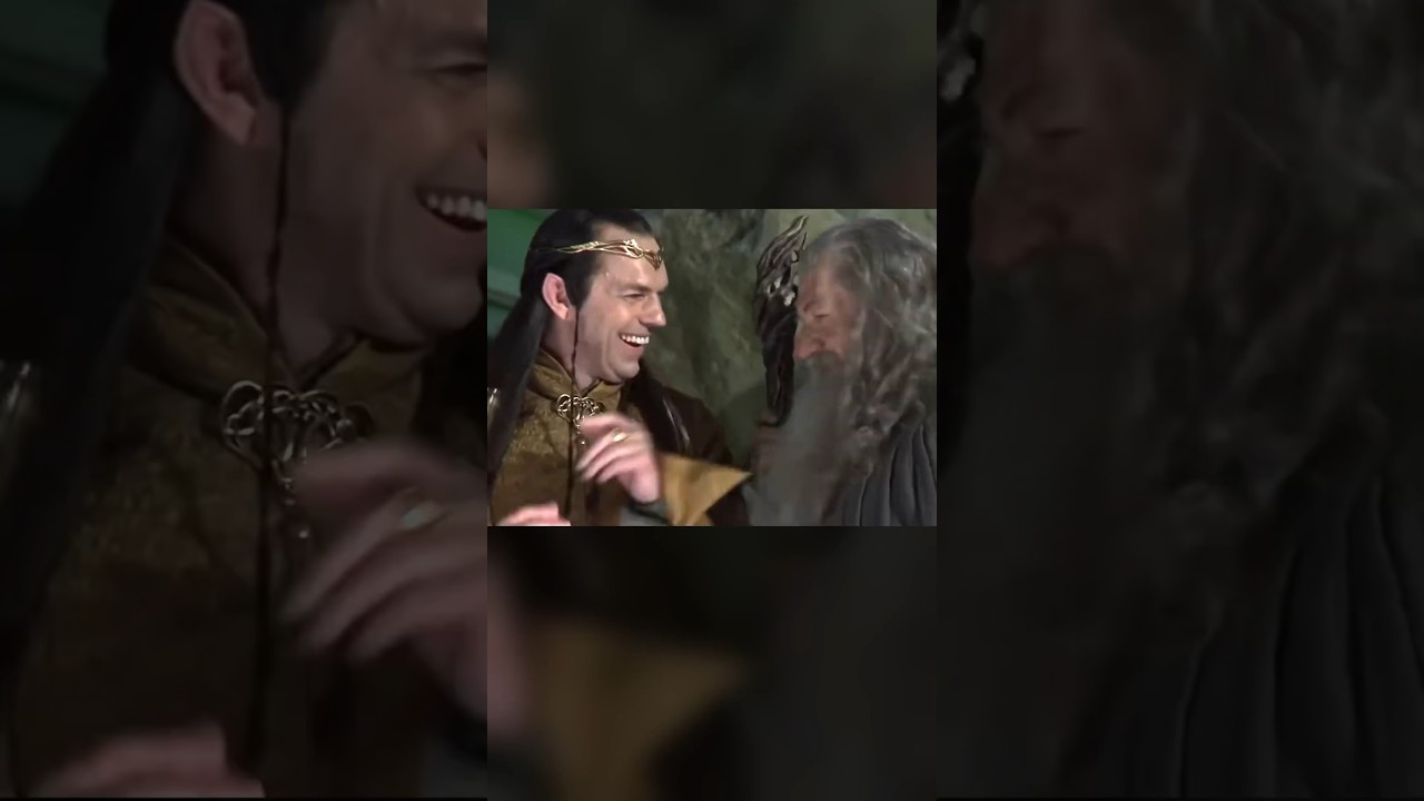 Ian McKellen & Hugo Weaving were HILARIOUS together on the Hobbit set