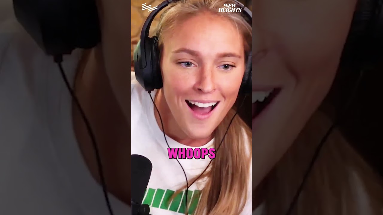Kylie Kelce had to set the record straight on her infamous hospital room Tik Tok  #newheights #nfl