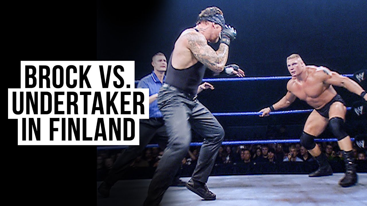 Brock Lesnar battles The Undertaker in rare WWE Title Match from Finland: From the WWE Vault